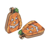 Halloween LED Pumpkin Lantern Wooden Decor Lights for Halloween Thanksgiving Decoration