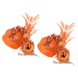 2Pcs Innovative Napkin Ring Decorative Simulation Flower Napkin Holder for Wedding BirthdayLeaves Flowers