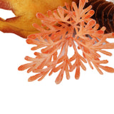 2Pcs Innovative Napkin Ring Decorative Simulation Flower Napkin Holder for Wedding BirthdayMaple Pine Cone - Extra Image