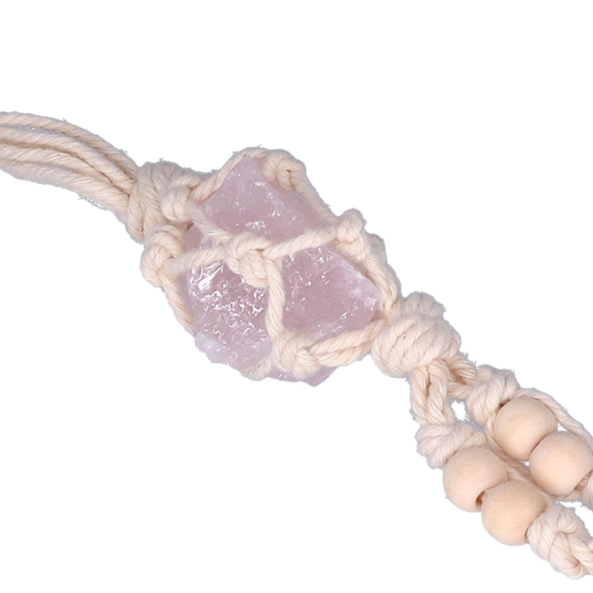 5pcs Necklace Cord Empty Stone Holder Rope Replacement Adjustable Quartz Crystal Pendant Cord for DIY Jewelry MakingLight Pink