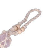5pcs Necklace Cord Empty Stone Holder Rope Replacement Adjustable Quartz Crystal Pendant Cord for DIY Jewelry MakingLight Pink