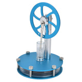 Low Temperature Air Engine Motor Model Mini Hot Air Engine Education Toy Science Experiment Tool - 45-Degree Angle