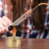 Mini Copper Burning Light Stirling Engine Steam Engine Model Ethanol Burner Lamp for Tea Coffee Boiling - Extra Image