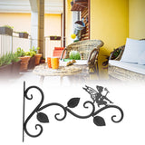 Hanging Plants Bracket Wrought Iron Wall Planter Hook Flower Pots Hanger for Living Room Balcony