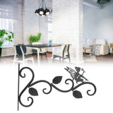 Hanging Plants Bracket Wrought Iron Wall Planter Hook Flower Pots Hanger for Living Room Balcony