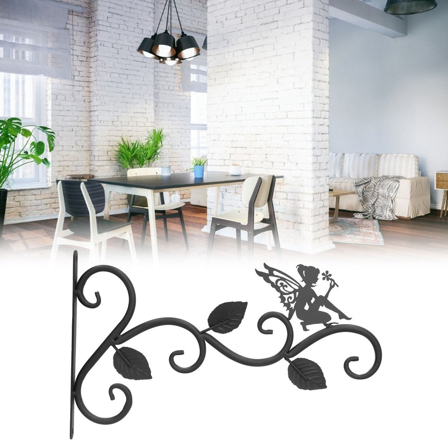 Hanging Plants Bracket Wrought Iron Wall Planter Hook Flower Pots Hanger for Living Room Balcony