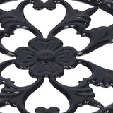 Flower Pot Stand Black Elegant Light Weight Stable Wrought Iron Plant Riser for Living Room Balcony Office - Extra Image