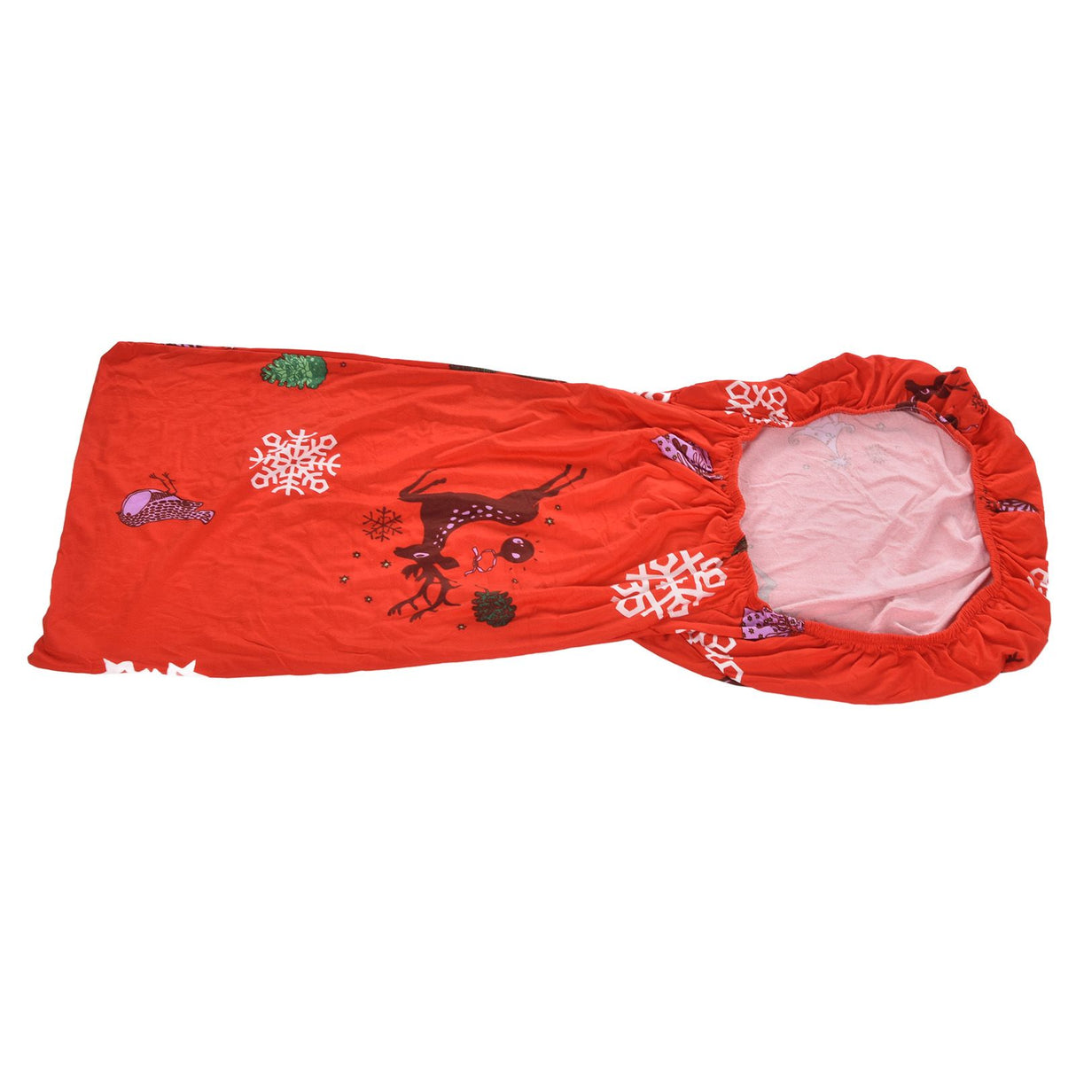 Polyurethane Fiber Christmas Chair Cover Stretchy Anti Folding Stretchable Dining Chair Cover for Party Holiday Home Christmas Snowflakes