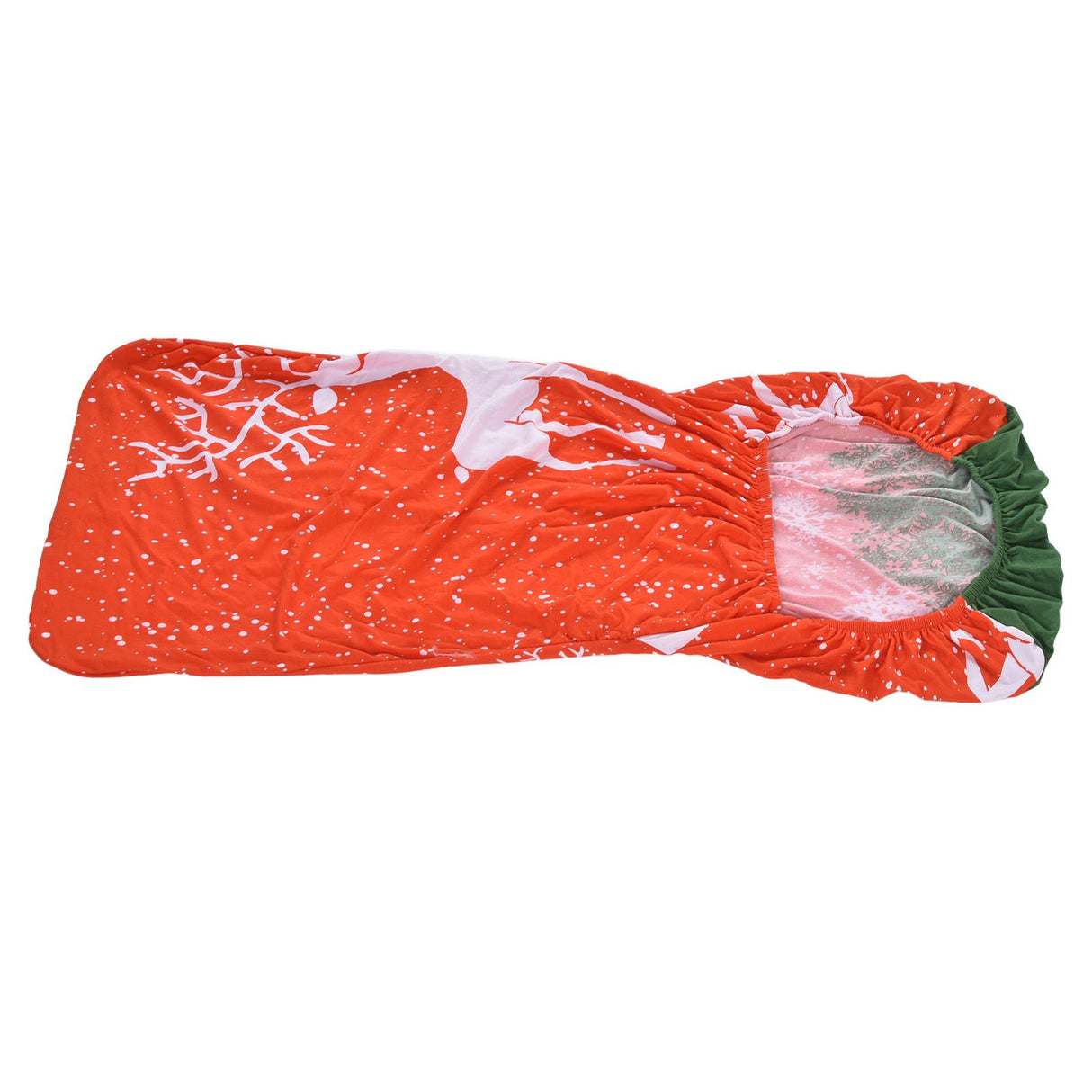 Polyurethane Fiber Christmas Chair Cover Stretchy Anti Folding Stretchable Dining Chair Cover for Party Holiday Home Christmas Fawn
