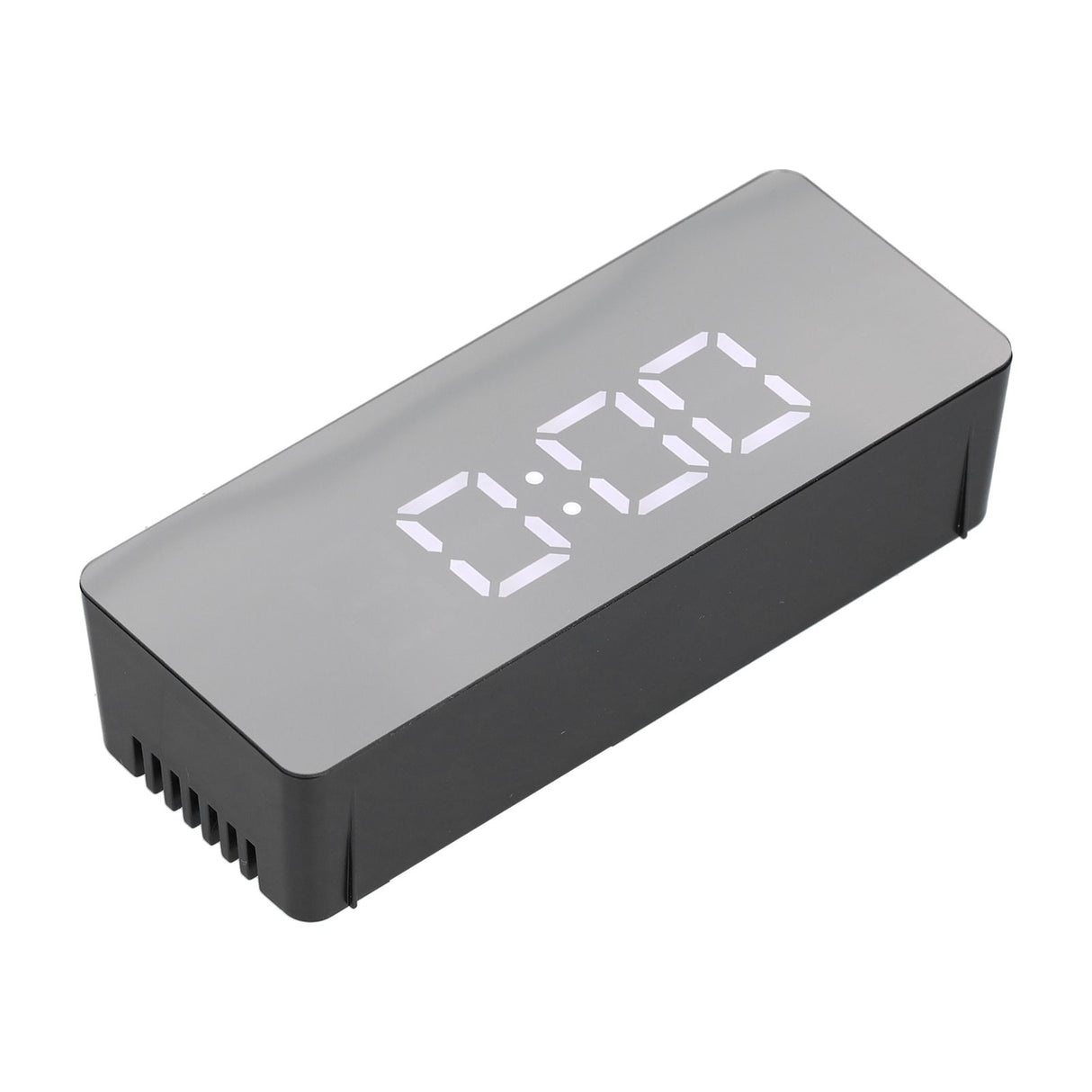 LED Mirror Alarm Clock Rectangular Digital Clock with Temperature Display for Bedroom Living Room Office Travel