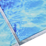 2Set 3D Bathtub Sticker Waterproof Antislip Bath Tub Sticker Self Adhesive PVC Tile Decal for Swimming Pool