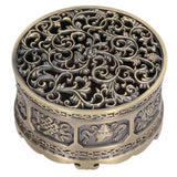 Incense Holder Burner Copper Aroma Burner Home Decoration Ornament for Indoor Temple - Front View