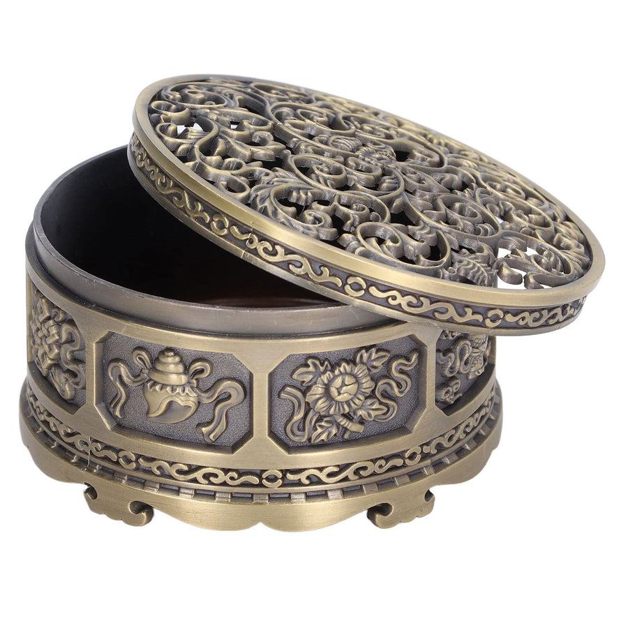 Incense Holder Burner Copper Aroma Burner Home Decoration Ornament for Indoor Temple