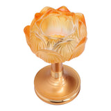 Buddhist Lotus Light Good Stability Elegant Fashion Exquisitely Made Buddhist Lamp for Kitchen Living Room - Front View