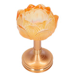 Buddhist Lotus Light Good Stability Elegant Fashion Exquisitely Made Buddhist Lamp for Kitchen Living Room - 45-Degree Angle