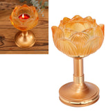 Buddhist Lotus Light Good Stability Elegant Fashion Exquisitely Made Buddhist Lamp for Kitchen Living Room