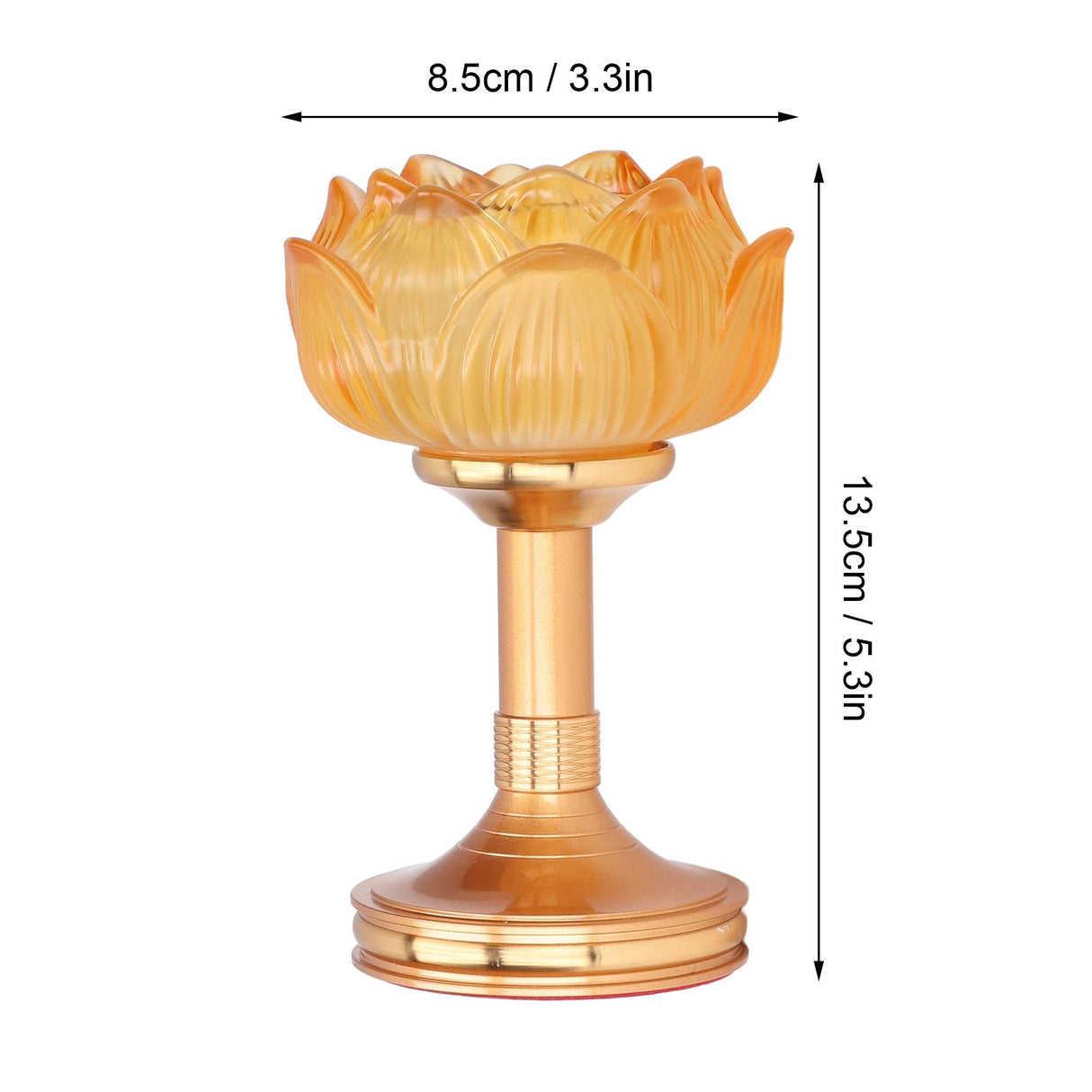 Buddhist Lotus Light Good Stability Elegant Fashion Exquisitely Made Buddhist Lamp for Kitchen Living Room