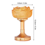 Buddhist Lotus Light Good Stability Elegant Fashion Exquisitely Made Buddhist Lamp for Kitchen Living Room