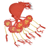 20Pcs Red Paper Chinese Decorative Lantern 15cm Diameter Hanging Ornaments for New Year Festival Wedding
