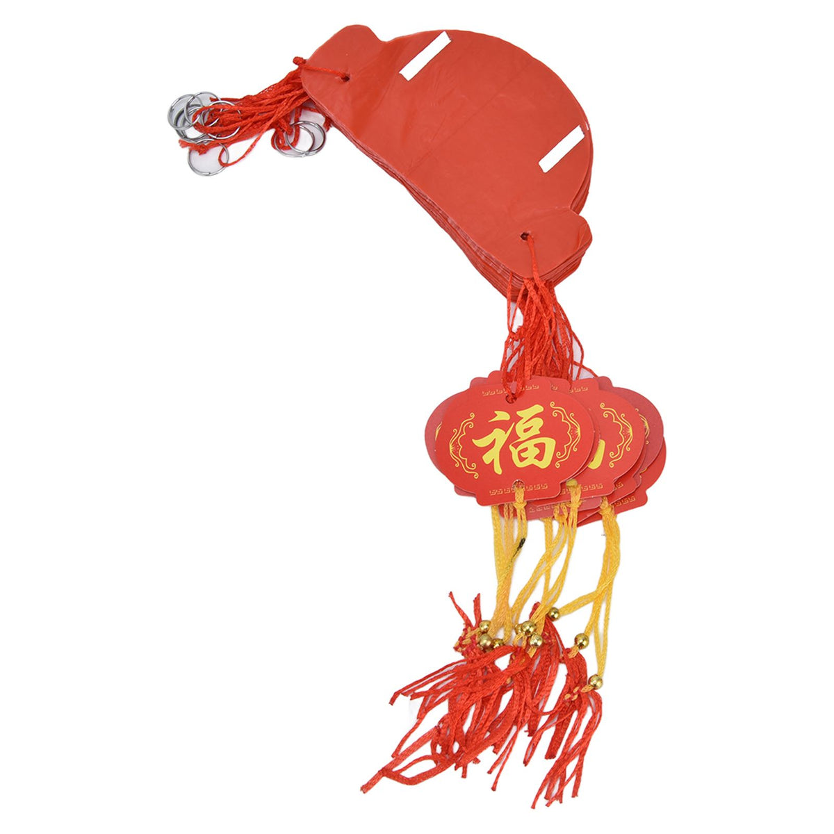 20Pcs Red Paper Chinese Decorative Lantern 15cm Diameter Hanging Ornaments for New Year Festival Wedding