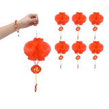 20Pcs Red Paper Chinese Decorative Lantern 15cm Diameter Hanging Ornaments for New Year Festival Wedding - Extra Image