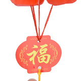 20Pcs Red Paper Chinese Decorative Lantern 15cm Diameter Hanging Ornaments for New Year Festival Wedding