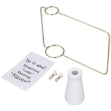 Metal Photo Frame Vase Decor Simple Elegant Design Nordic INS Style Hydroponic Vase for Bedrooms Study Rooms Offices