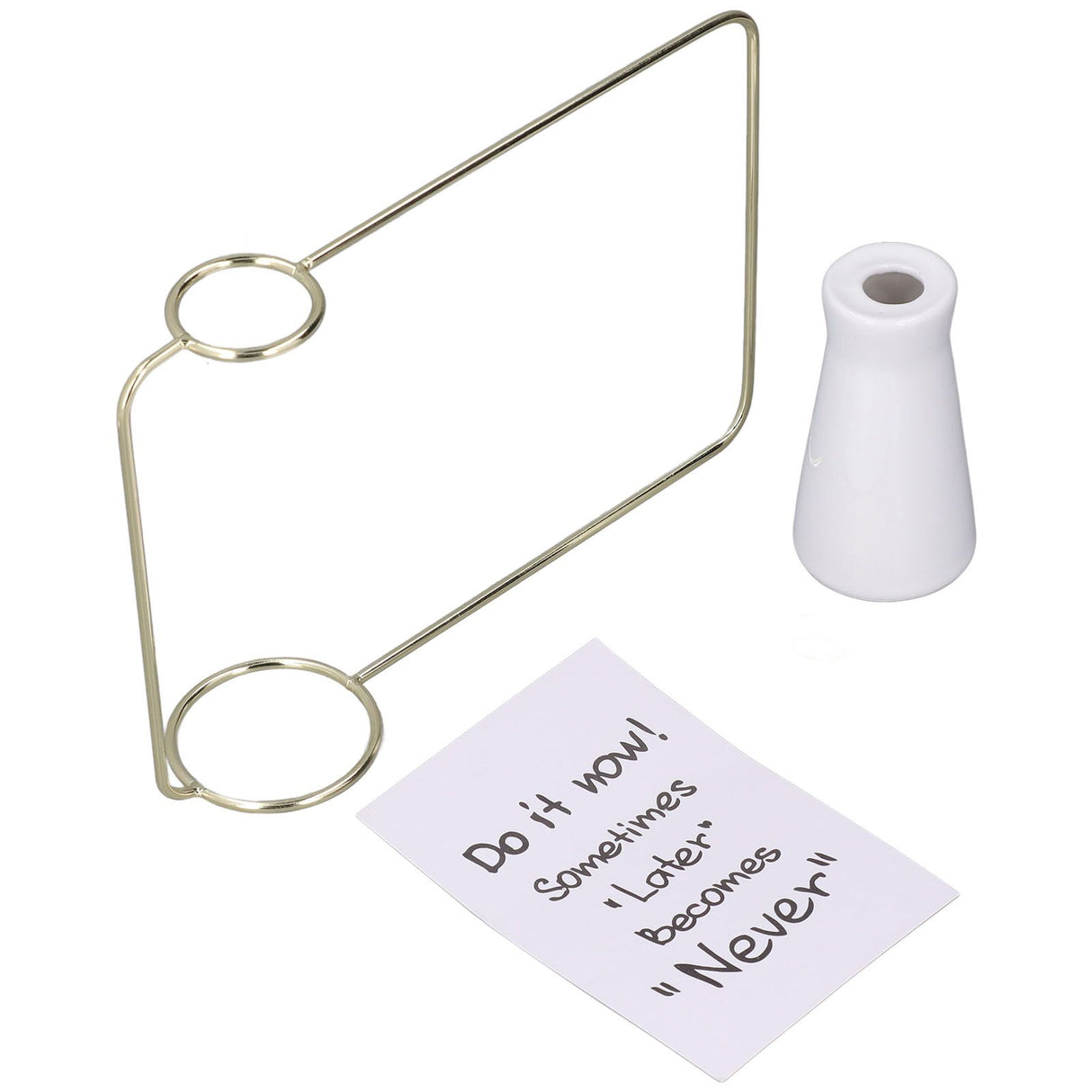 Metal Photo Frame Vase Decor Simple Elegant Design Nordic INS Style Hydroponic Vase for Bedrooms Study Rooms Offices