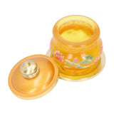 Buddhism Water Supply Cup Home Buddha Worship Family Tribute Holy Supplies Coloured Glaze Small