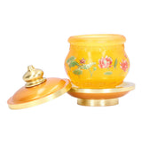 Buddhism Water Supply Cup Home Buddha Worship Family Tribute Holy Supplies Coloured Glaze Small - 45-Degree Angle