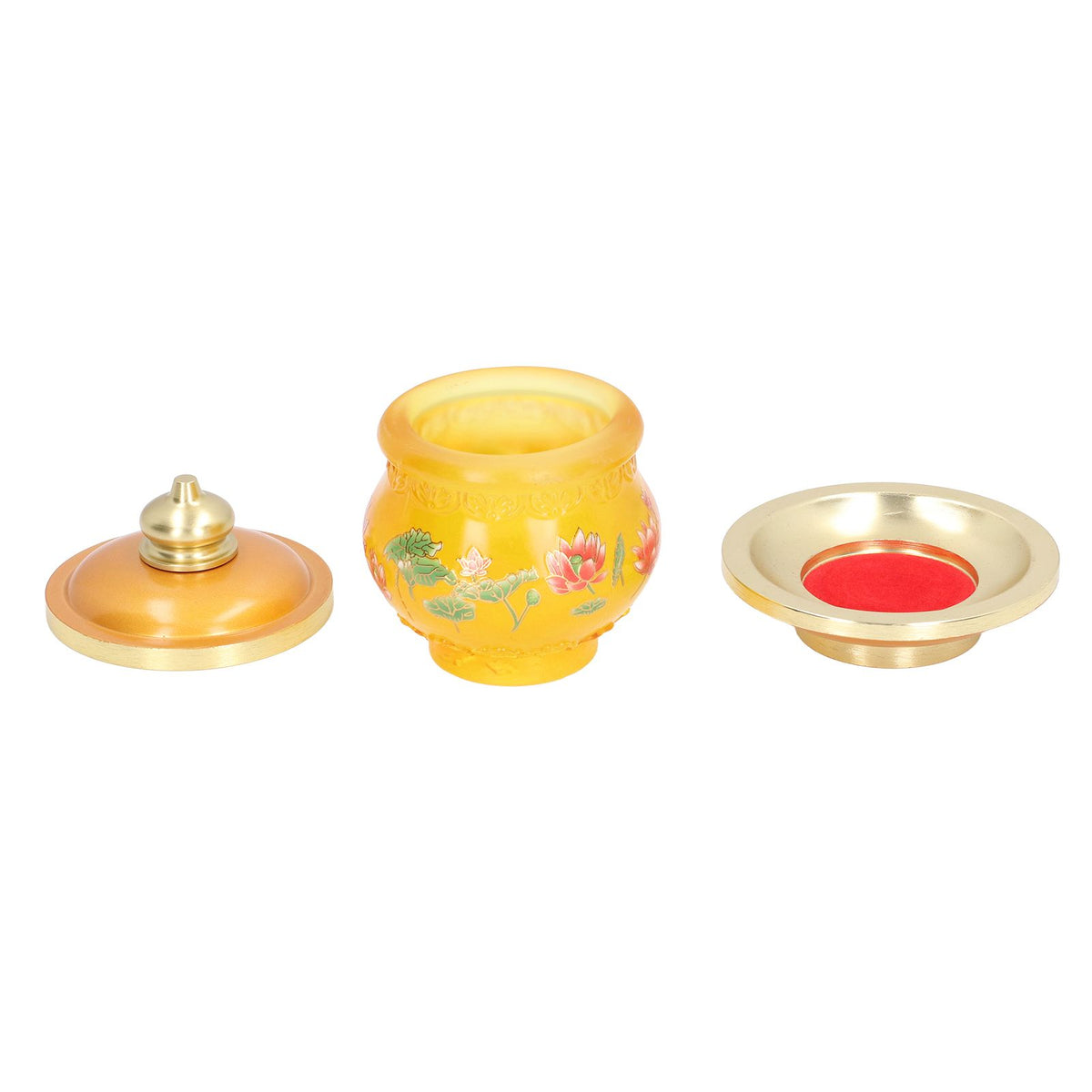 Buddhism Water Supply Cup Home Buddha Worship Family Tribute Holy Supplies Coloured Glaze Small