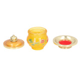 Buddhism Water Supply Cup Home Buddha Worship Family Tribute Holy Supplies Coloured Glaze Small - Extra Image