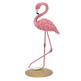 Pink Flamingo Statue Ornaments Resin Figurine Home Decoration Accessories for Living Room Bedroom Study - 45-Degree Angle