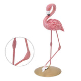 Pink Flamingo Statue Ornaments Resin Figurine Home Decoration Accessories for Living Room Bedroom Study
