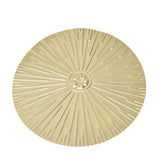Iron Wall Medallion Raised Grain European Style Unique Design Irregular Metal Disc Wall Decor for Home Decoration Gifts - Low Angle