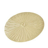 Iron Wall Medallion Raised Grain European Style Unique Design Irregular Metal Disc Wall Decor for Home Decoration Gifts - Extra Image