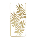 Metal Leaf Wall Decor Golden Nordic Style Elegant Ambience Sturdy Durable Wear Resistant Metal Wall Decor