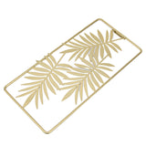 Metal Leaf Wall Decor Golden Nordic Style Elegant Ambience Sturdy Durable Wear Resistant Metal Wall Decor - Extra Image