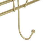Wall Coat Rack Gingko Leef Design Premium Metal Sturdy Durable Elegant Style Fashionable Wall Mounted Coat Rack