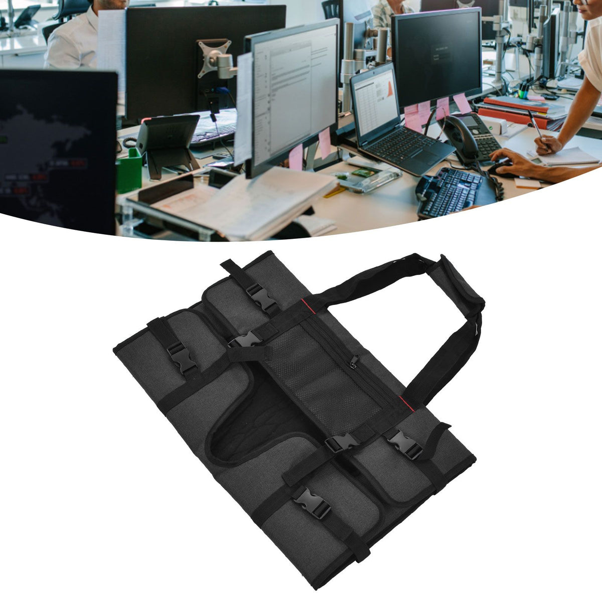 Home Computer Monitor Carrying Bag Portable Protective Carrying Case for 24in LCD Screens and Monitors