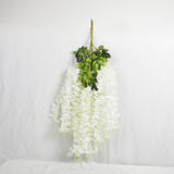 12Pcs Wisteria Vines Delicate Texture Natural Colors Durable Elegant Style Flower Vines - Front View