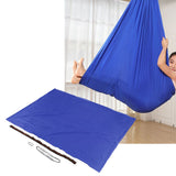 100x280cm Elastic Kid Swing Hammock Indoor Children Swing Bed for Home OutdoorDark Blue