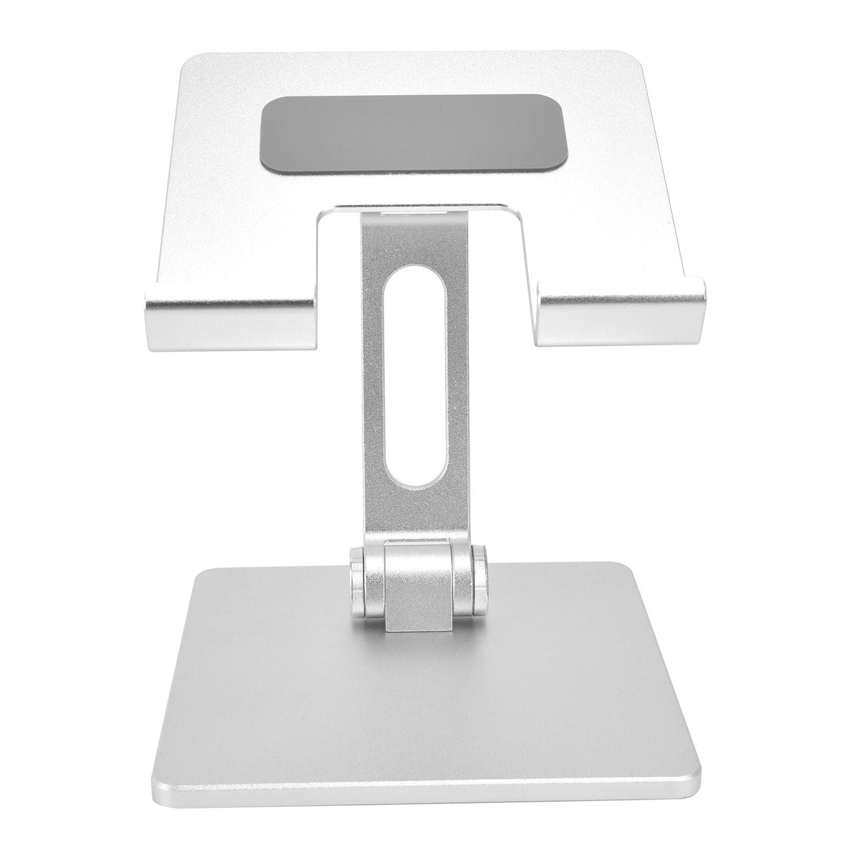 Tablet Stand Holder Aluminum Alloy Universal Desktop Adjustable Foldable Phone Tablet Bracket Silver