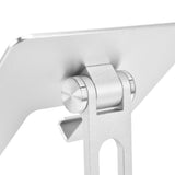 Tablet Stand Holder Aluminum Alloy Universal Desktop Adjustable Foldable Phone Tablet Bracket Silver