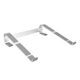 Universal Laptop Stand Heat Dissipation Aluminum Alloy Ergonomic Design Computer Riser Shelf Silver