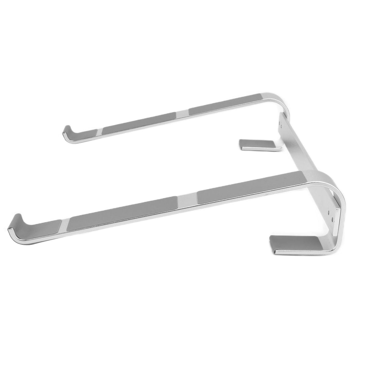 Universal Laptop Stand Heat Dissipation Aluminum Alloy Ergonomic Design Computer Riser Shelf Silver