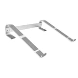 Universal Laptop Stand Heat Dissipation Aluminum Alloy Ergonomic Design Computer Riser Shelf Silver