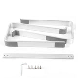 Desktop Laptop Stand Ergonomic Aluminum Alloy Laptop PC Computer Riser Cooling Shelf for Home Office Silver