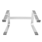 Desktop Laptop Stand Ergonomic Aluminum Alloy Laptop PC Computer Riser Cooling Shelf for Home Office Silver