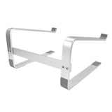 Desktop Laptop Stand Ergonomic Aluminum Alloy Laptop PC Computer Riser Cooling Shelf for Home Office Silver